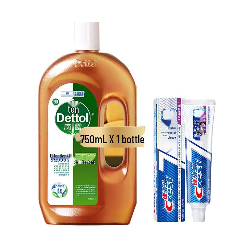 

Crest All-in-One 7-Effect Toothpaste & Dettol Disinfectant Bundle