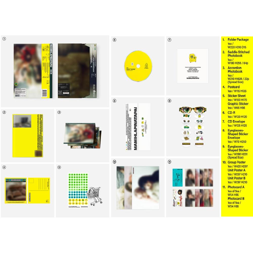 Pre-order ILLIT 4th Mini Album MAMIHLAPINATAPAI Standard ver. & SHOP POB