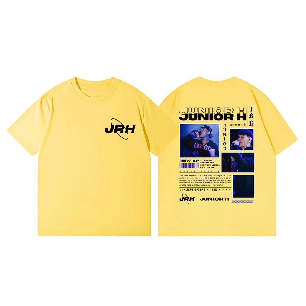 Singer Junior H Graphic T Shirt Men Women Clothing High Quality Fashion Tshirts Summer Casual Loose Cotton Short Sleeve Tshirt