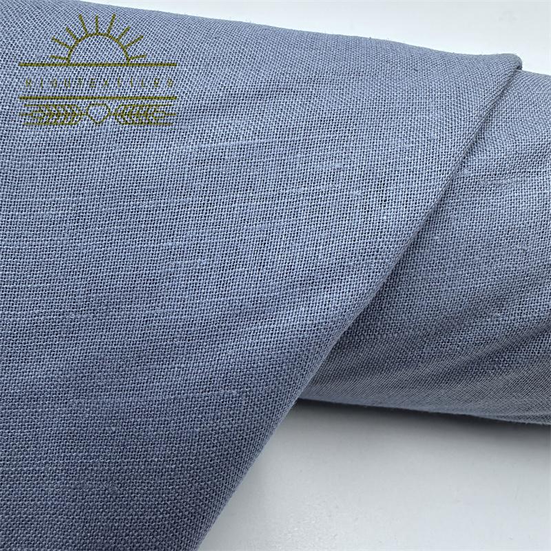 EcoFriendly Blended Linen Cotton Fabric for Garments and Home Textiles