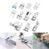 11Pieces Zinc Alloy Presser Feet Household DIY General Purpose for Domestic
