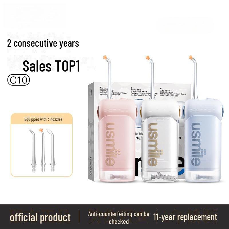 

Sunny Mountain Blue Telescopic Smile Plus Portable Water Flosser