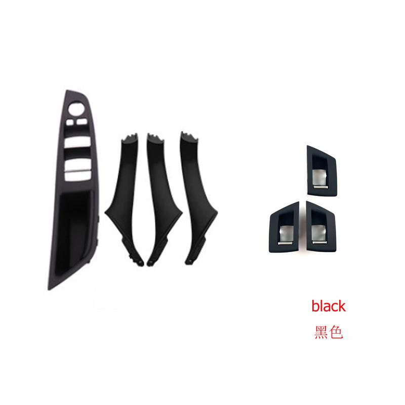 Left Hand Drive LHD For BMW 5 Series F10 F11 Gray Beige Black Car Interior Inner Door Handle Panel Pull Trim Cover