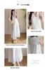 2026 Summer Slim Fit French Fairy Plus Size Sleeveless Maternity Dress