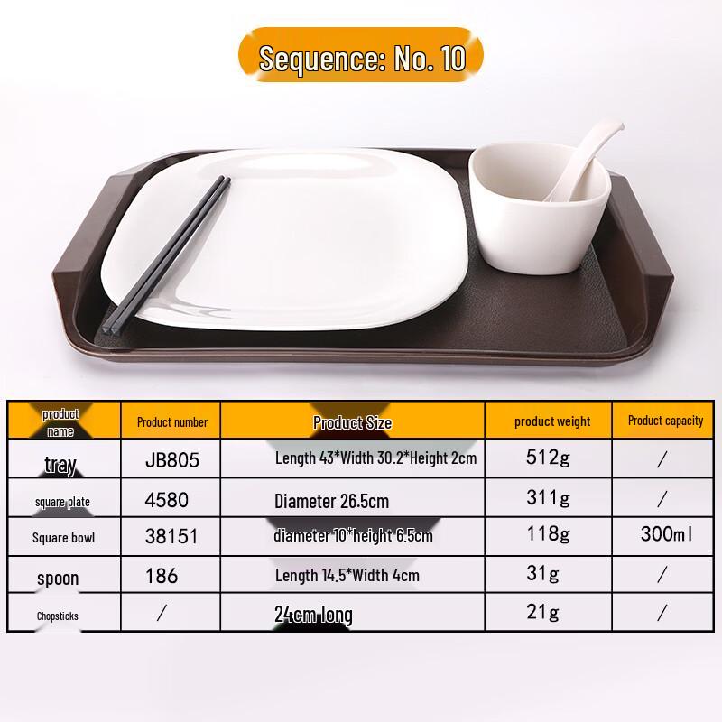Qianxing Melamine Restaurant Tableware Set