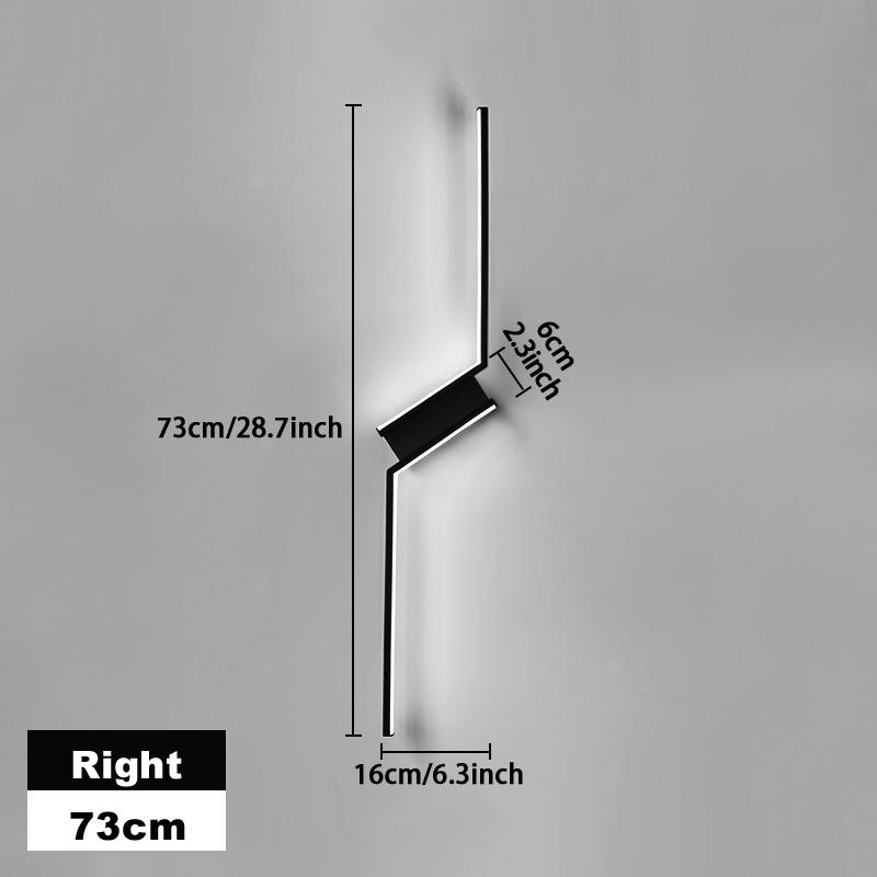 Hockey Interior Wall Light Remote Control LED Wall Lamp Bedroom Decoration Modern Indoor Lighting Lamps 53CM 73CM 93CM LED Light
