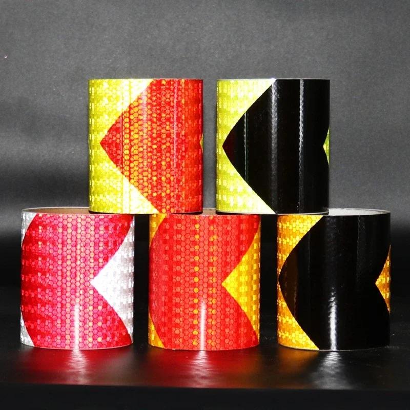 5x300cm Arrow Reflective Tape Car Sticker Safety Warning Mark Self Adhesive Tape