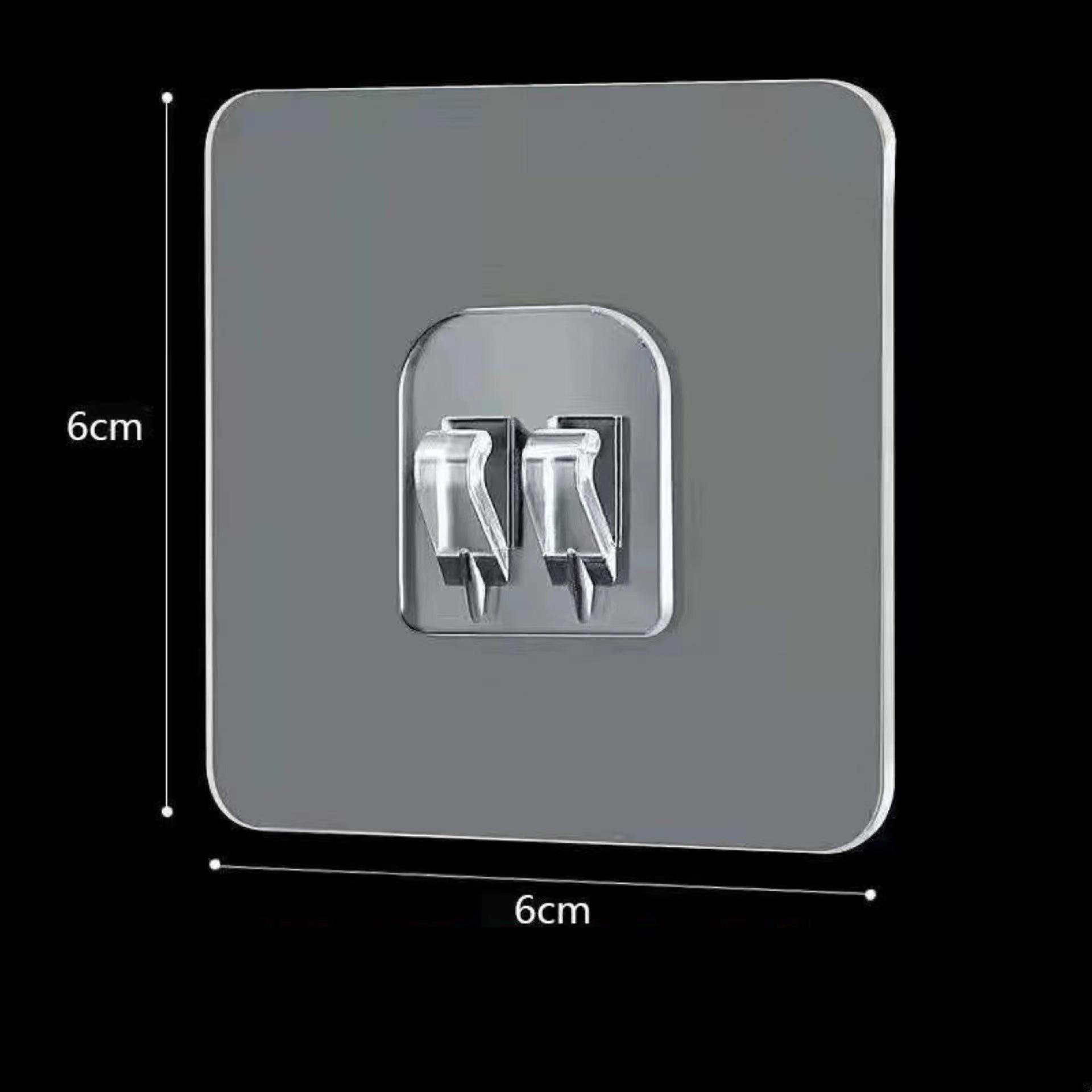 

Прозрачный акриловый крючок-наклейка с сильным клеем - Без пробивания отверстий, Без следов, Матовая пряжка