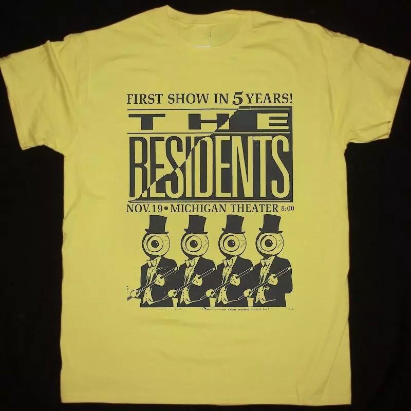 The Residents Band Live at the Theater T Shirt All Size S To 5XL KK366 Unisex T-Shirt XL