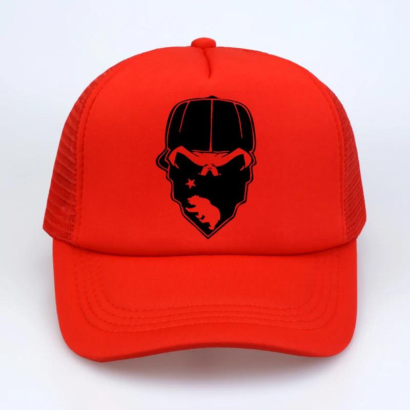 

Gangster California Mask Baseball Cap Unisex Women mesh trucker caps casual adjustable Snapback hat