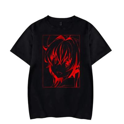 High School DxD Rias Gomori T-shirts and Accessories Cosplay Unisex Fashion Casual Crew Neck Short Sleeve Street Style Gifts