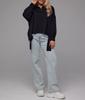 Autumn 2025 Women's European & American Solid Color Zipper Loose Sweatshirt