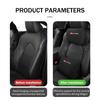 BBEI1 Car Styling Soft Suede Headrest Neck Support Seat Breathable Waist Pad Pillow Mat For KIA Sorento Stinger Soul Spectra Niro