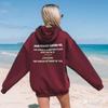 Mental Health Hoodie Dear Person Behind Me Positive Message Autumn and Winter Keep Warm Tracksuit Aesthetic Clothes