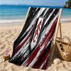 Fulham Fußballwappen Strandtuch Mikrofaser Strandtuch, Leicht und Schnelltrocknend, für Sommerreisen, Schwimmbad-Fan Geburtstagsgeschenk