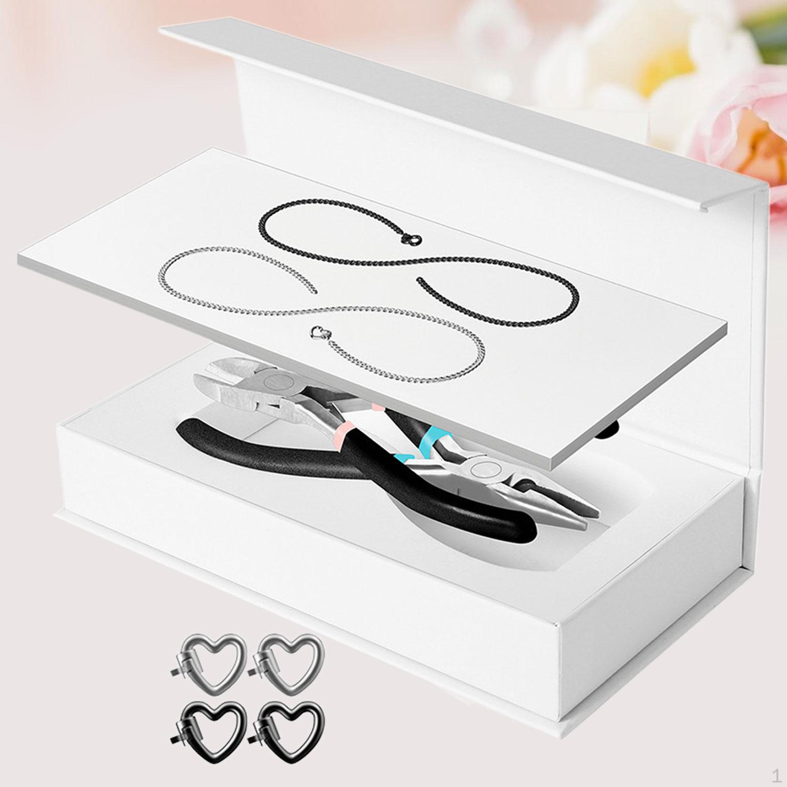 

Постоянный набор для изготовления браслетов, классических уникальных портативных модных подарков своими руками с замком 1 Black 1 Silver