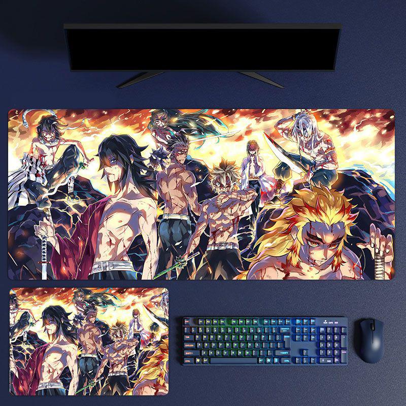Demon Slayer Mouse Pad, Keyboard and Mouse Pad, Cheap, Exquisite, Gaming Equipment, Computer Equipment, Anime, Comics