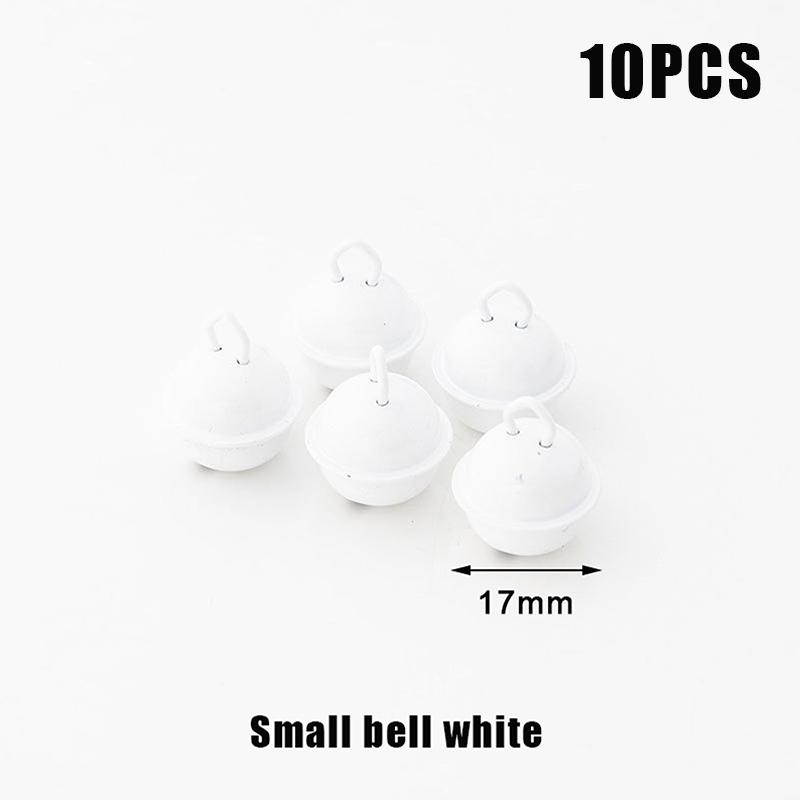 10 szt. 22 mm Kolorowe Malowane Dzwonki Jingle Metalowe Okrągłe Mini Dzwoneczki Ozdoby Dekoracje Wisiorki na Boże Narodzenie Rękodzieło DIY