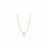 Gold-Plated Pearl Pendant Necklace - Elegant, Versatile, Light Luxury Clavicle Chain