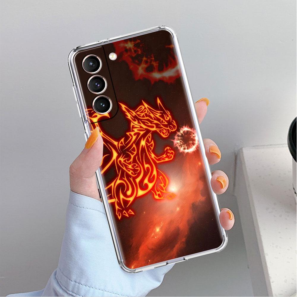 Clear Case For Samsung Galaxy S22 S20 FE S21 S10 S9 Plus Note 20 Ultra 10 Lite Transparent Phone Shell Anime Pokemon Japan