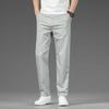Spring And Autumn New Bamboo Fiber Casual Men'S Business Casual Loose Elastic Versatile Pants Straight Leg Pants