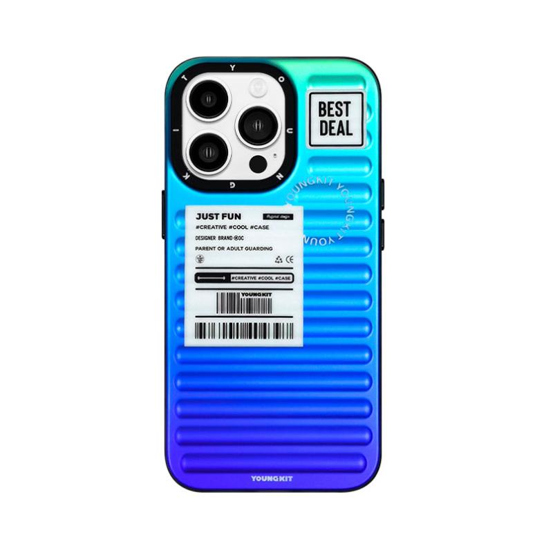 Youngkit Mysterious Color Suitcase Case compatible with iphone 16/17 never fade for iphone 17 pro max case shockproof for iphone 16 promax original