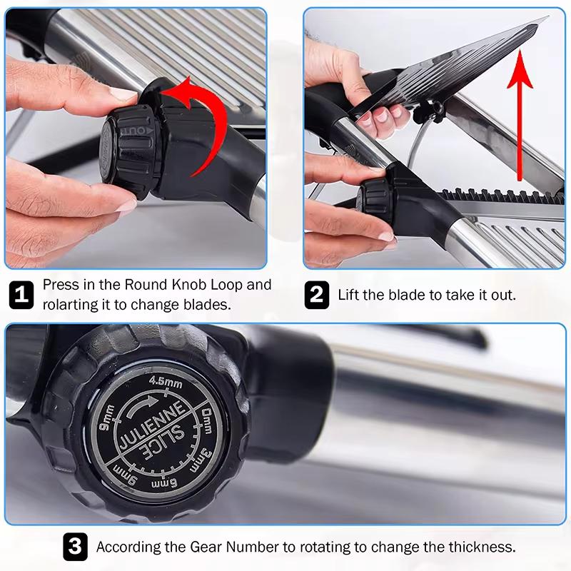 Multi Functional Stainless Steel Vegetable Slicer Slicer Onion Potato Slicer Tomato Carrot Vegetable Chopper Kitchen Tools