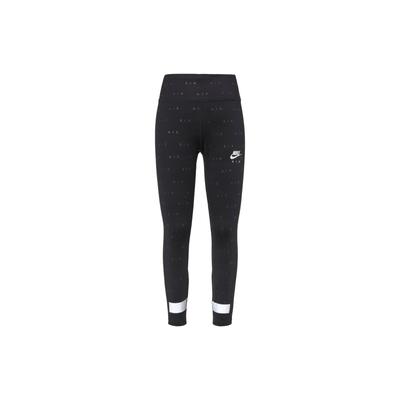Air Logo Print Reflective Running Training Leggings Women Leggings Black CU3352-010