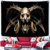 Skull Psychedelic Halloween Decoration Dorm Angel Devil Tapestry Anime Hell Wall Hanging Witchcraft