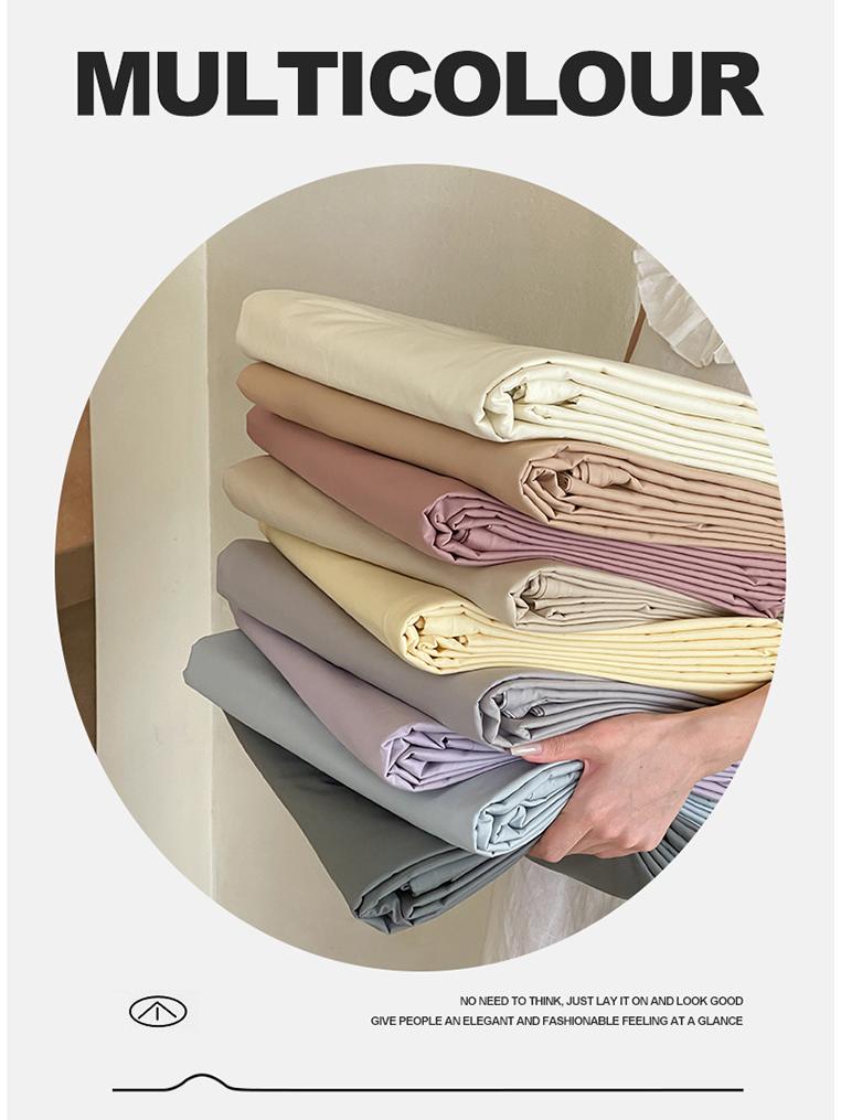 Solid Color Washed Cotton Duvet Cover, Single Item, 100% Cotton, Available In Sizes 150x200 & 200x230