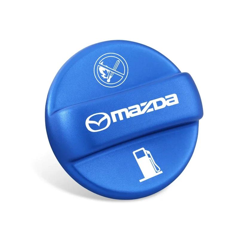 2025 Hot Mazda Speed Car Fuel Tank Cap Alloy Petrol Box Cover Accessories For Mazda 2 3 6 5 Atenza CX3 CX5 MX5 CX7 Axela CX30 CX