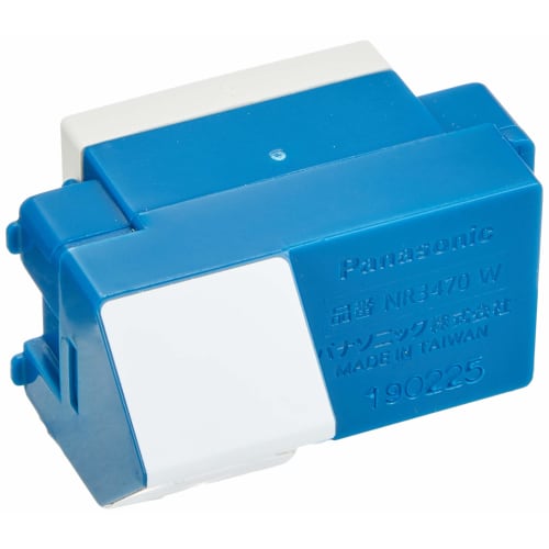 Panasonic J-J Type Information Modular Jack Cat6 Embedded Type White NR3470W