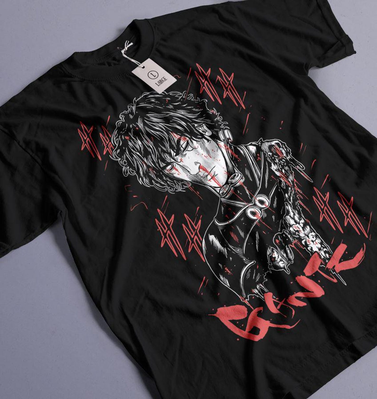 Unisex Gantz Kei Kurono Anime T-Shirt, Manga Otaku Shirt, Gantz: O Reika Shimohira Anime T-Shirt, Manga Waifu Shirt S