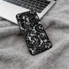L-Lace Print Pattern Phone Case For Samsung Galaxy A73,A71 A72,A70,A53,A52,A51,Soft Silicone Black Cover