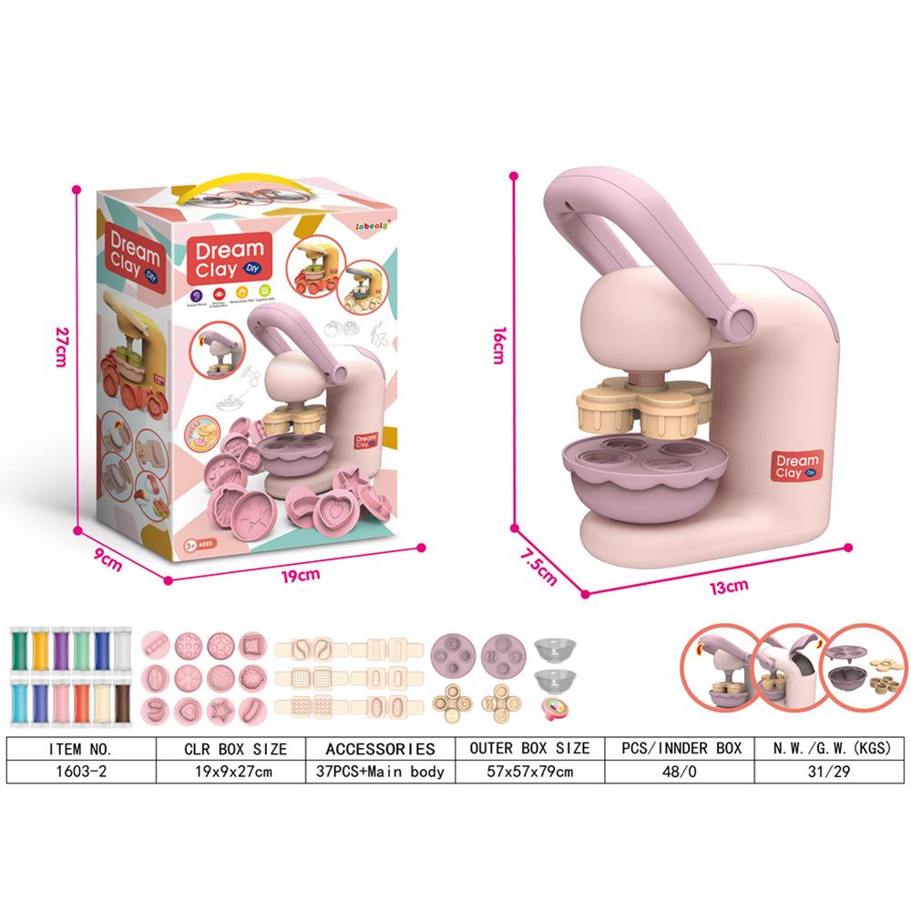 Colorful Clay Noodle Machine Toys, Children'S Diy Ultra-Light Clay Kindergarten Handmade Light Clay Plasticine Mold