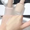 JOJO Gauze Beauty Liquid Foundation, Pump Design Lightweight Concealer Foundation, Long Lasting Oil Control Matte Base Makeup for Daily Face