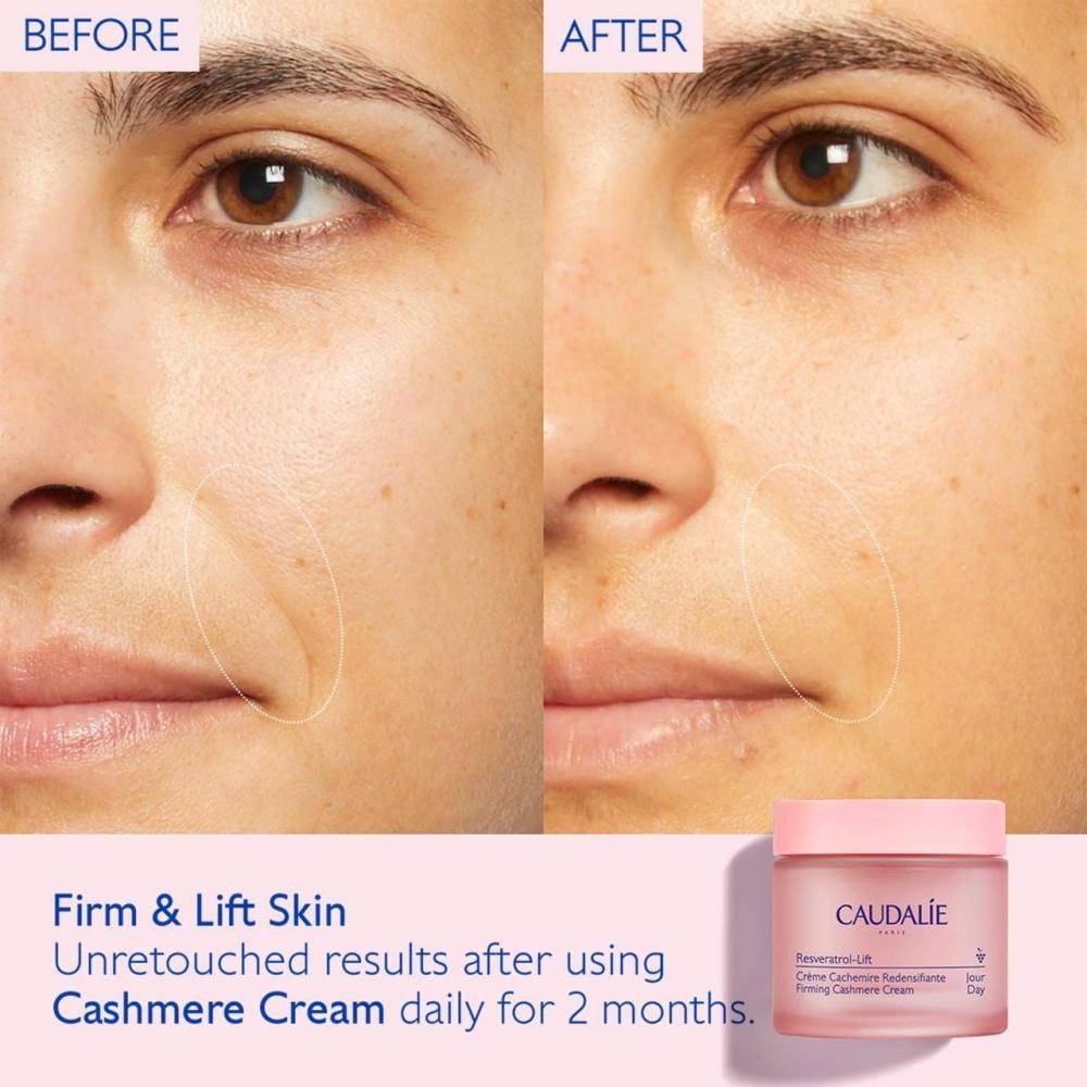 Caudalie Resveratrol Lift Straffende nachfüllbare Kaschmir-Feuchtigkeitscreme 47 ml