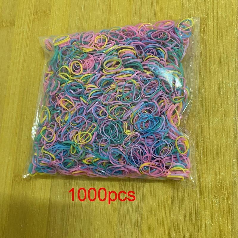 

2000 шт./лот Детские прозрачные резинки для волос для браслетов Детские эластичные маленькие резинки для волос Резинка детские бусины для волос аксессуар для волос