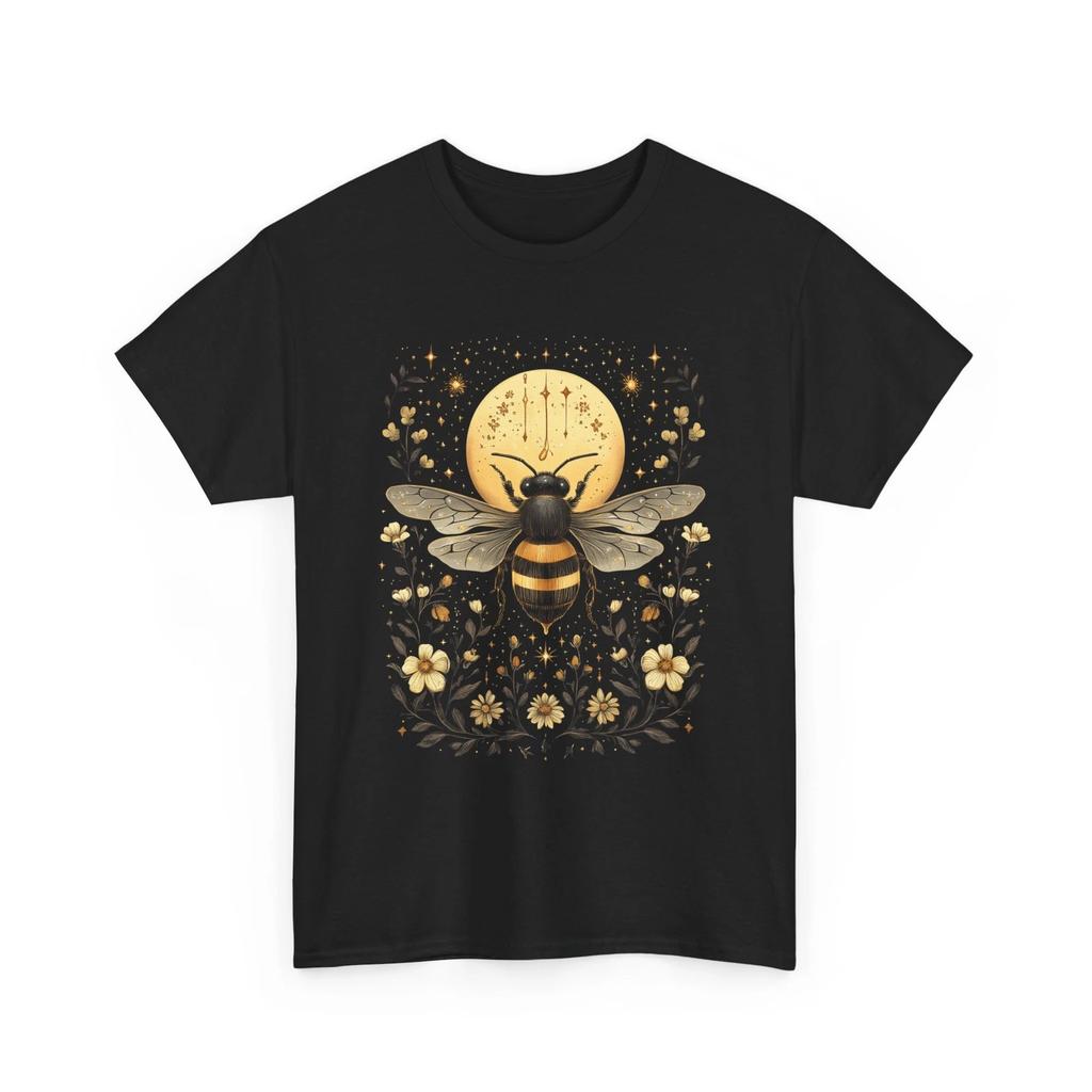 Bee T-shirt Tops Tees Unisex | Save the Bees Shirt | Honeybee Tee | Bee Floral Boho Moon Stars