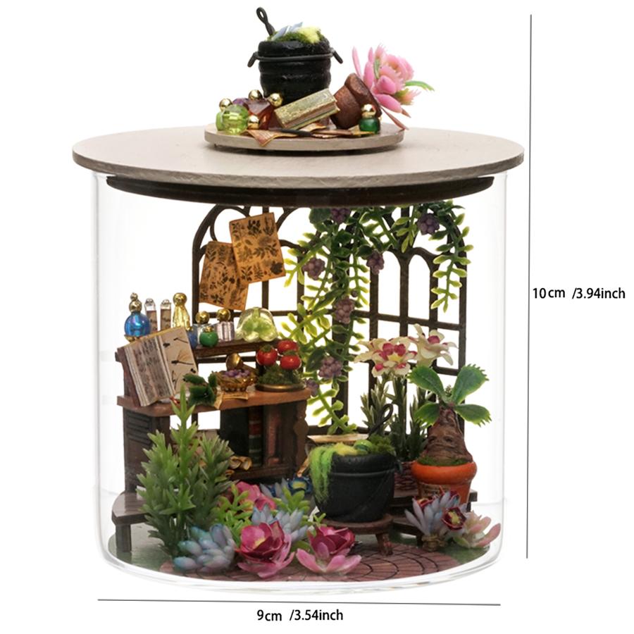 Magic Shop, House, Home Decor, DIY Handmade Model, Building, Doll House, Mini Kit, 3D Puzzle Toy, Gift