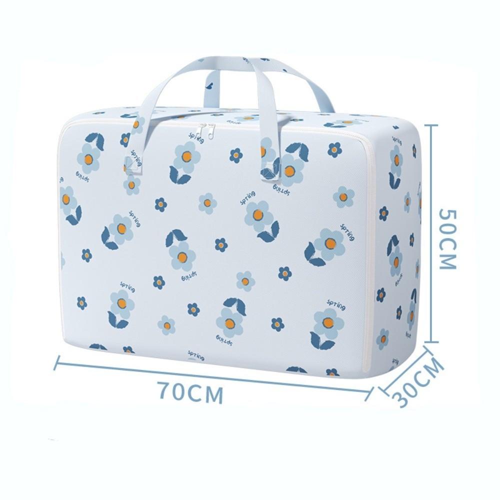 High Quality Print Quilt Storage Bag Non-Woven Large-capacity Moving Bag Foldable Portable Clothing Finishing Pouch Household