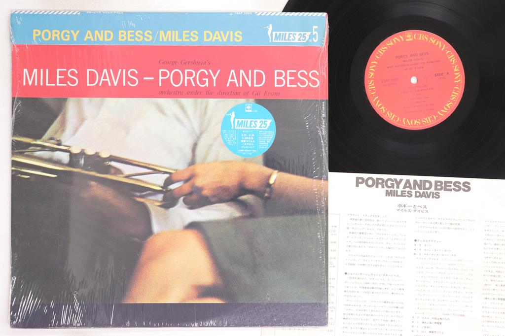 LP Record MILES DAVIS - Porgy And Bess 18AP2055 CBS SONY 1981 Japan Obi Jazz Used