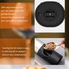 Electric Salt and Pepper Grinder Set USB Rechargeable With Charging Base Automatic Black Peppercorn and Sea Salt Spice Mill Set