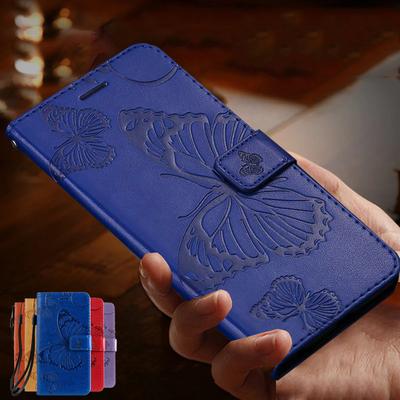 Leather Flip Book Case For Samsung Galaxy A12 A32 A42 A52 A72 A21S A51 A71 A01 A11 A31 A41 A70 A50 A30 S20 FE S21 Plus Ultra Butterfly Wallet Cover
