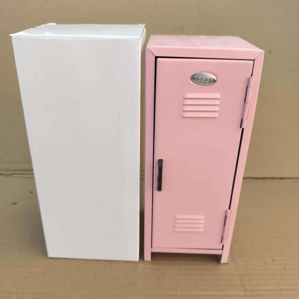 Multikleurig Afsluitbaar Mini Spaarpotje & Opbergkastje voor Meisjes