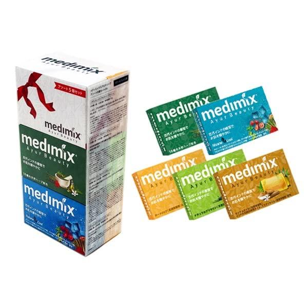 

Medimix Official Medimix Assorted Set Deluxe 5 Pieces Soap, Import, II, зелёный