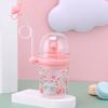 260ml Kinder Lustige Wal Wasserspray Trinkbecher Cartoon Fütterflaschen mit Strohhalmen Tragbare Kinderbecher Trinkgeschirr Becher Wasser