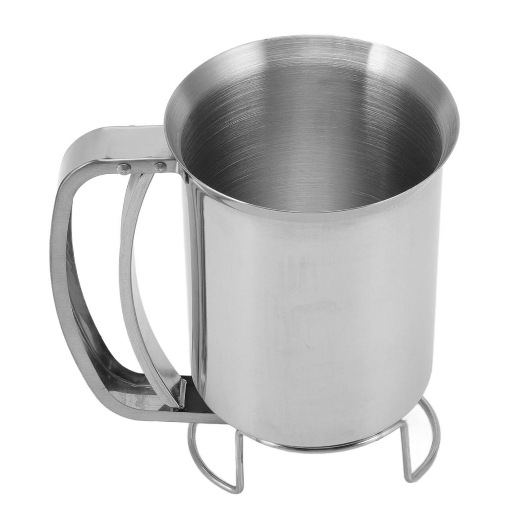 Ręczny dozownik do ciasta na naleśniki ze stali nierdzewnej do pieczenia babeczek, muffinów