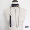 Fashion  Punk Gothic Vintage Necklace Leather Collar Gothic Heart Pendants