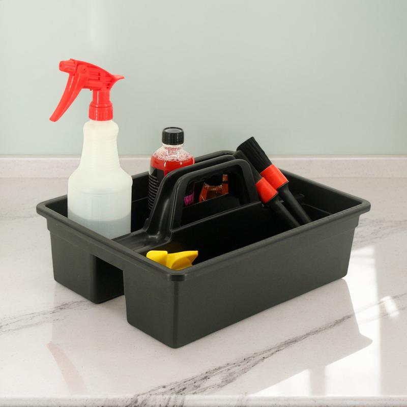 Cleaning Supply Caddy Cleaning Supplies Organizer Basket With Handle Household Storage Organization Supplies For Home Laundry